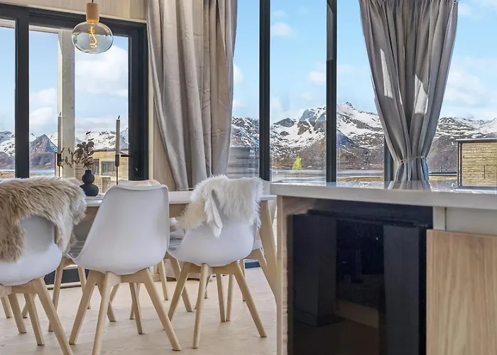 Lyngvaer Aurora - Jacuzzi - No 03 Сasa de vacaciones Lyngværet