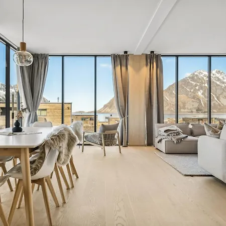 بيت للعطل Lyngvaer Aurora Lodge - Jacuzzi - No 03